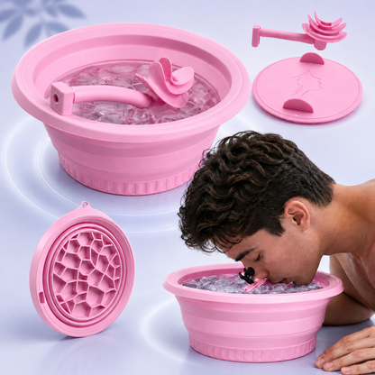 BestHunch™Silicone Foldable Face Ice Bath Bowl
