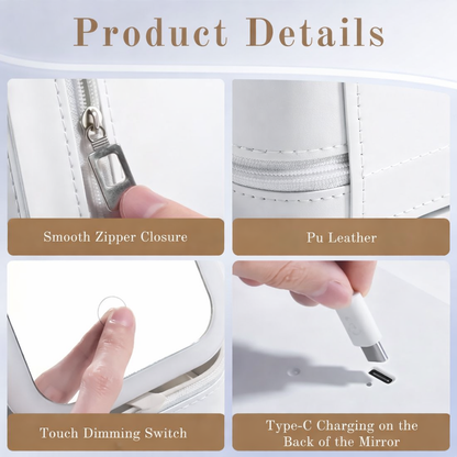 BestHunch™ LED Lighted Makeup Mirror Jewelry Box